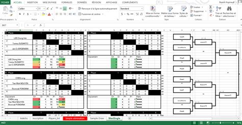 Round Robin Tournament Template Excel Database