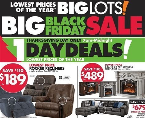 What Stores Will Have Black Friday Deals On Thanksgiving - Big Lots Thanksgiving Day & Black Friday 2019 Ad OUT NOW | Get Your