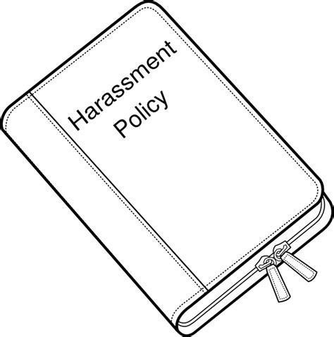Harassment Policy Book Clip Art At Vector Clip Art Online Royalty Free And Public Domain