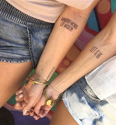 80 creative tattoos you ll want to get with your best friend bff tattoos small best friend
