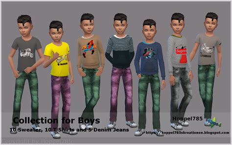 Ts4 Fashion Collection For Boys By Hoppel785