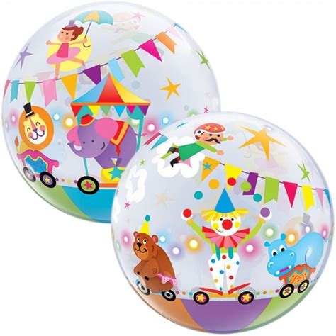 Qualatex Bubble Circus Panda Zirkus Mit Elefant 22 56cm Luftballon