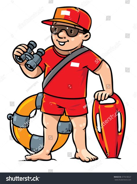 Lifeguard Cartoon Images Stock Photos And Vectors Shutterstock