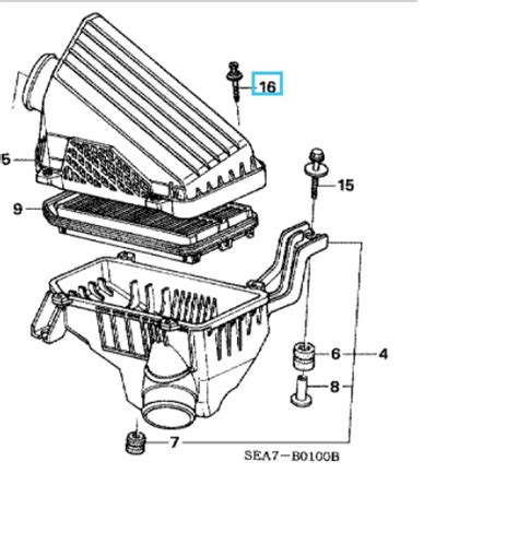 2008 Honda Accord Engine Parts Diagram