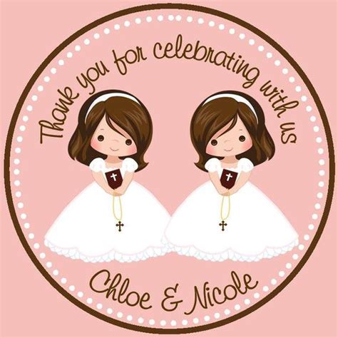 • dos applications start almost instantly in a scalable window and crisp ttf font (in text mode). First Communion Favor Tags Set of 12 Twins First