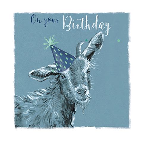 Birthday Bleatings Goat Birthday Greeting Card Cards