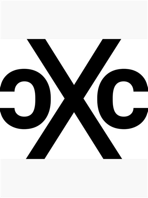 Black Cxc Logo Cxc Stickers Shirts And More Poster By Currentxchange