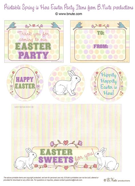 Free Easter Party Printables For A Hoppy The Bloc Bnute Productions