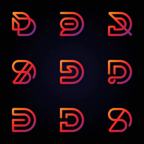Letra D Logo Vectores Iconos Gráficos Y Fondos Para Descargar Gratis