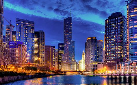 Download Wallpaper Stritervill Chicago Illinois Usa City By