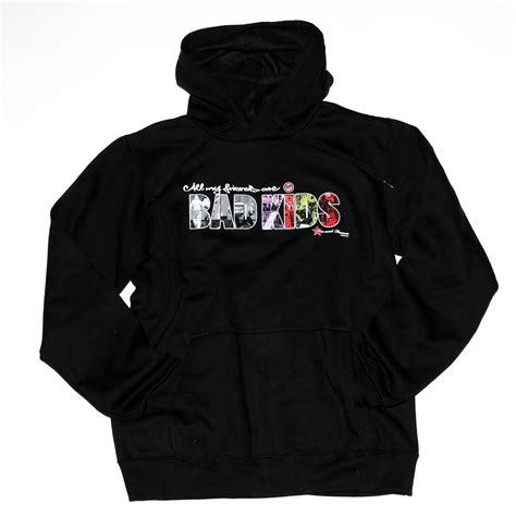 „bad Kids“ Hoodie Fire And Flames Music And Clothing