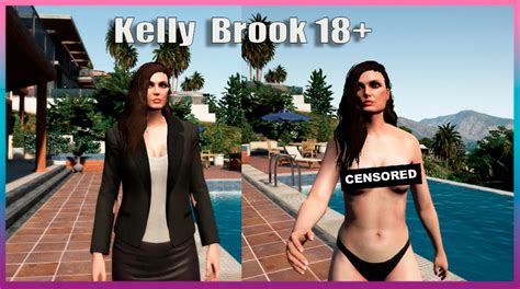Kelly Brook NUDE Skin Control GTA Mods