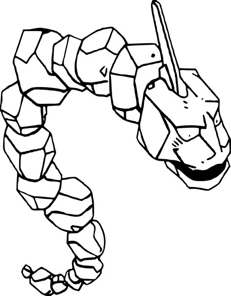 Onix Pokemon Coloring Page Pokemon Coloring Pages Porn Sex Picture