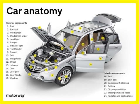 Car Anatomy What Are The Parts Of A Car 2024 Update Motorway