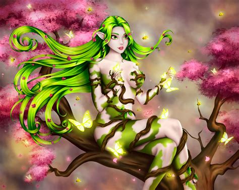 Dryad Fanart From The Game Heroes Of Might And Magic V Rillustration