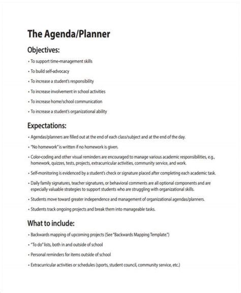 56 Agenda Templates And Examples Free And Premium Templates
