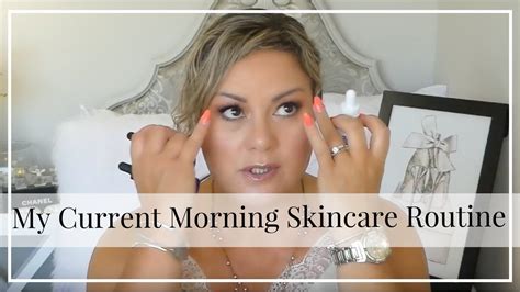 My Current Morning Skincare Routine Mature Skin Youtube