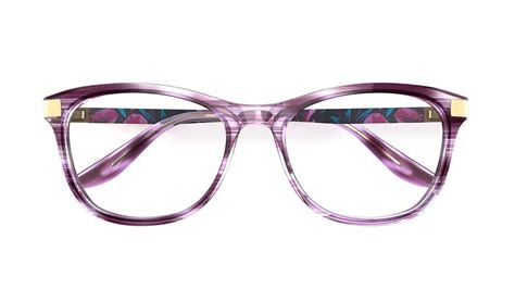 Specsavers Womens Glasses Leilani Purple Teardrop Plastic Acetate