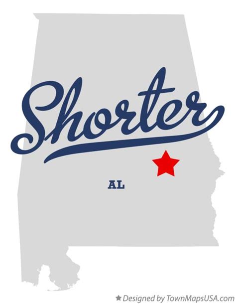 Map Of Shorter Al Alabama