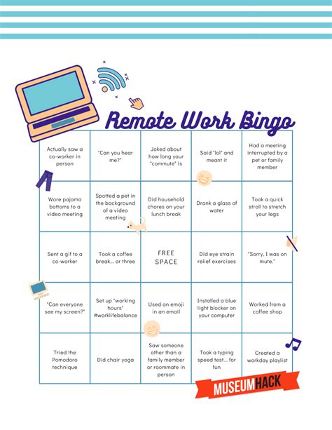 The Remote Work Bingp Game