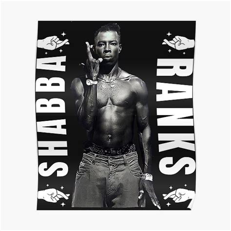 Shabba Ranks Fan Shabba Ranks Shabba Ranks Essential Poster By Pootintuon Redbubble