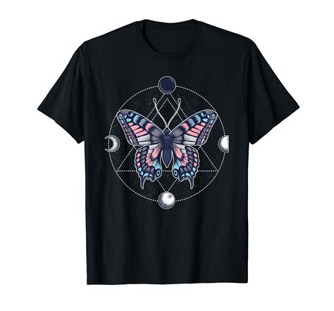 Transgender Butterfly Trans Pride Flag Lgbt Moon Subtle Gay T Shirt