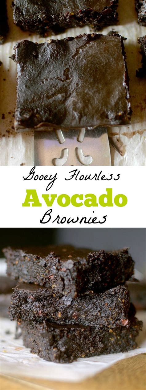 Easy, healthy & fudgy flourless brownies recipe is made with 8 ingredients and ready in 25 minutes! Gooey Flourless Avocado Brownies (Paleo, Vegan + Gluten ...