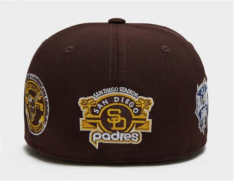Brown New Era San Diego Padres Cooperstown Patch 59fifty Cap Size