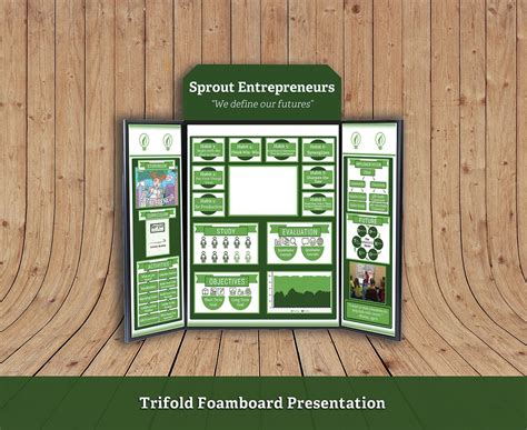 Trifold Presentation Board — Deca Prepares Emerging Leaders And