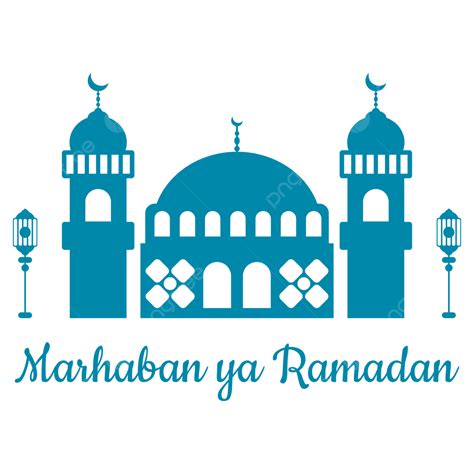 Ramadan Islamic Mosque Vector Hd Png Images Banner Design Marhaban Ya