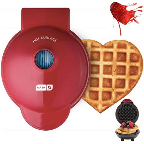 Buy Dash Mini Heart Waffle Maker Iron And Make Breakfast Fun