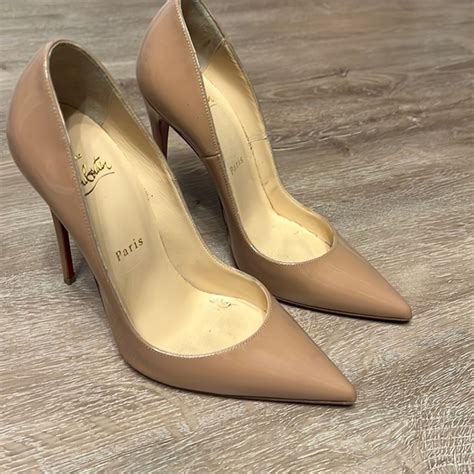 Christian Louboutin Shoes Christian Louboutin So Kate Nude Patent