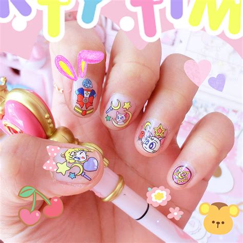Cute Sailor Moon Nail Stickers · Pennycrafts · Online Store Powered By