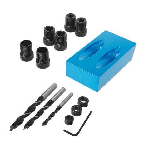 Other Tools Silverline Pocket Hole Screw Jig With Dowel Drill Set