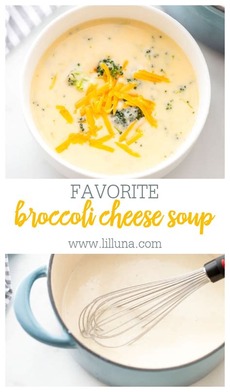 Best Broccoli Cheese Soup Recipe Lil Luna