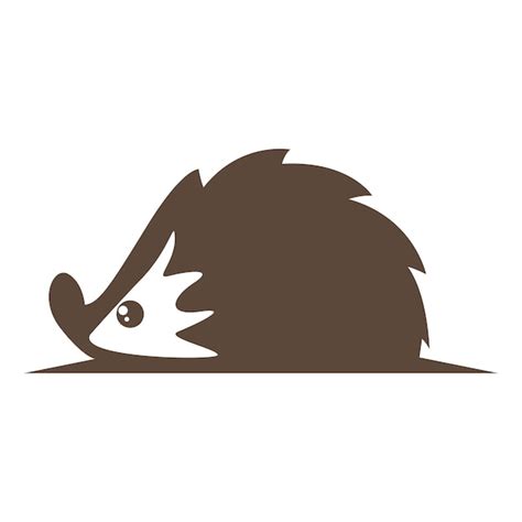 Premium Vector Hedgehog Logo Icon Design Illustration