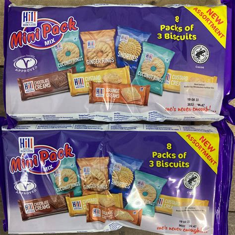 16x Hill Biscuits Mini Packs Mix 2 Bags Of 8 Packs And Low Price Foods Ltd