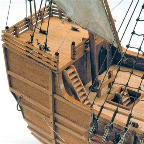 Maqueta De Barco En Madera Carabela Santa Mar A Model Ship Kits