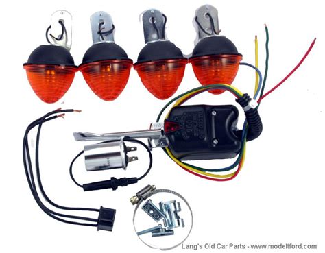 Model T Directional Turn Signal Kit With Lights 6 Volt T Sign 6kit