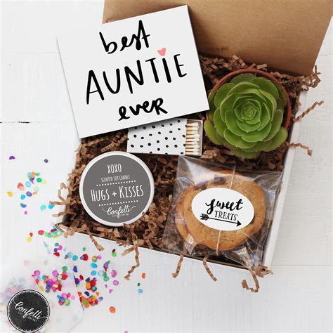Best Auntie Ever Gift Box Gift For Aunt Miss You Gift Birthday