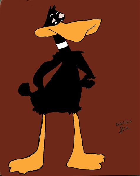 Daffy Duck Sketch With Color By Johnpnix On Deviantart