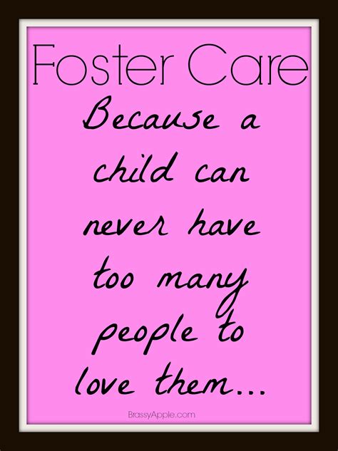 Foster Parent Appreciation Quotes Quotesgram