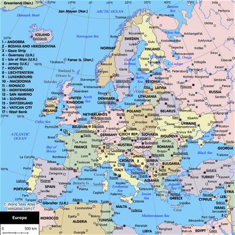 Atlas Europakarta Europa Karta