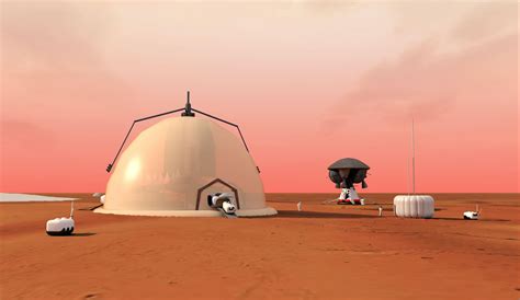 Mars Habitat Designs Scientists Outline Plan To Put A Giant Self