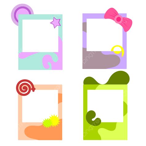 Colored Polaroid Clipart Transparent Png Hd Cute Polaroid Collection