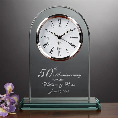 7044 Everlasting Love Anniversary Clock Anniversary Clock 50