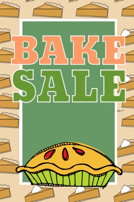 Bake Sale Template Postermywall