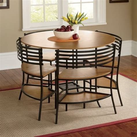 Simple laminate kitchen flooring options placement : Smart Circle 5-Piece Table and Chairs Set from Seventh ...