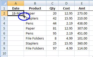 Excel table formula autofillview university. AutoFill Excel Dates in Series or Same Date - Contextures Blog