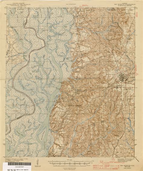 Alabama Topographic Maps Perry Castañeda Map Collection Ut Library